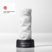 Белый 3D мастурбатор POLYGON - Tenga - в Пензе купить с доставкой
