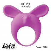 Фиолетовое эрекционное кольцо Fennec Phil - Lola Games - в Пензе купить с доставкой