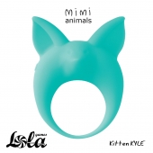 Зеленое эрекционное кольцо Kitten Kyle - Lola Games - в Пензе купить с доставкой