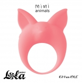 Оранжевое эрекционное кольцо Kitten Kyle - Lola Games - в Пензе купить с доставкой
