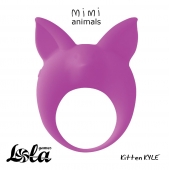 Фиолетовое эрекционное кольцо Kitten Kyle - Lola Games - в Пензе купить с доставкой
