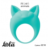 Зеленое эрекционное кольцо Lemur Remi - Lola Games - в Пензе купить с доставкой
