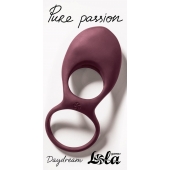 Бордовое эрекционное виброкольцо Daydream - Lola Games - в Пензе купить с доставкой