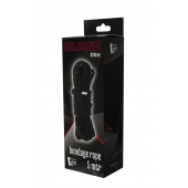 Черная веревка для шибари DELUXE BONDAGE ROPE - 5 м. - Dream Toys - купить с доставкой в Пензе