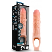 Телесный реалистичный фаллоудлинитель 9 Inch Silicone Cock Sheath Penis Extender - 22,86 см. - Blush Novelties - в Пензе купить с доставкой