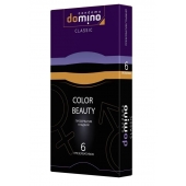 Разноцветные презервативы DOMINO Colour Beauty - 6 шт. - Domino - купить с доставкой в Пензе