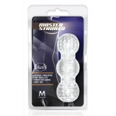 Прозрачный фигурный мастурбатор Master Stroker - Blush Novelties - в Пензе купить с доставкой