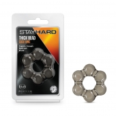 Дымчатое эрекционное кольцо Stay Hard Thick Bead Cock Ring - Blush Novelties - в Пензе купить с доставкой