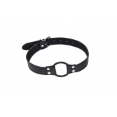 Черный кляп-кольцо Modesty - Lola Games - купить с доставкой в Пензе