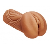 Кофейный мастурбатор-вагина Dumpling - Lola Games - в Пензе купить с доставкой
