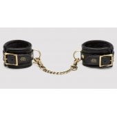 Черные наручники Bound to You Faux Leather Wrist Cuffs - Fifty Shades of Grey - купить с доставкой в Пензе