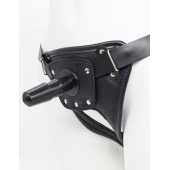 Черный пояс для насадок CLASS STRAP Restyling - LOVETOY (А-Полимер) - купить с доставкой в Пензе
