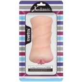 Телесный мастурбатор-вагина X-Basic Pocket Pussy без вибрации - Lovetoy - в Пензе купить с доставкой