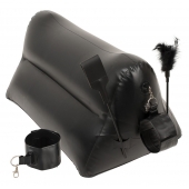 Надувная любовная подушка Portable Triangle Cushion с аксессуарами - Orion - купить с доставкой в Пензе