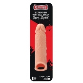 Телесная насадка EXTENDER WITH BALL STRAP 6.5 - 17 см. - Dream Toys - в Пензе купить с доставкой