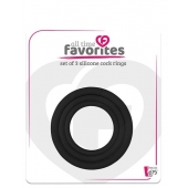 Набор из 3 эрекционных колец SILICONE COCKRINGS - Dream Toys - в Пензе купить с доставкой