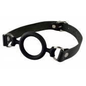 Черный кляп-рамка на регулируемых ремешках - Sitabella - купить с доставкой в Пензе