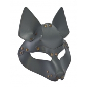 Серая маска Wolf с клепками - Sitabella - купить с доставкой в Пензе