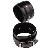 Черные оковы Classic Ankle Cuffs - Chisa - купить с доставкой в Пензе