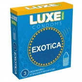 Текстурированные презервативы LUXE Royal Exotica - 3 шт. - Luxe - купить с доставкой в Пензе