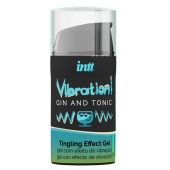 Жидкий интимный гель с эффектом вибрации Vibration! Gin   Tonic - 15 мл. - INTT - купить с доставкой в Пензе