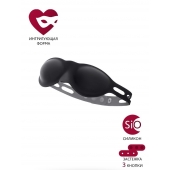 Черная плотная силиконовая маска - ToyFa - купить с доставкой в Пензе