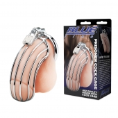 Металлическая клетка Prisoner Cock Сage с замком - BlueLine - купить с доставкой в Пензе