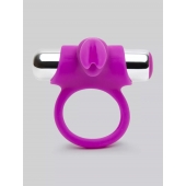 Лиловое виброкольцо с пультом ДУ Remote Control Cock Ring - Happy Rabbit - в Пензе купить с доставкой
