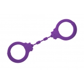 Фиолетовые силиконовые поножи Limitation - Lola Games - купить с доставкой в Пензе