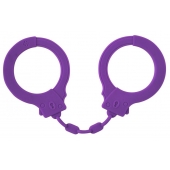 Фиолетовые силиконовые поножи Limitation - Lola Games - купить с доставкой в Пензе