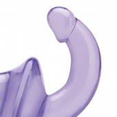 Фиолетовый безремневой страпон Strapless Strap-On - Lux Fetish - купить с доставкой в Пензе