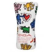 Мастурбатор-туба Keith Haring Soft Tube CUP - Tenga - в Пензе купить с доставкой