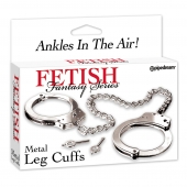 Металлические наручники Metal Leg Cuffs - Pipedream - купить с доставкой в Пензе