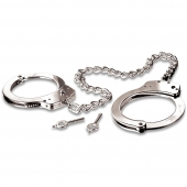 Металлические наручники Metal Leg Cuffs - Pipedream - купить с доставкой в Пензе