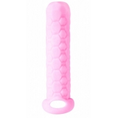 Розовый фаллоудлинитель Homme Long - 13,5 см. - Lola Games - в Пензе купить с доставкой