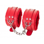 Красные оковы Anonymo из искусственной кожи - ToyFa - купить с доставкой в Пензе