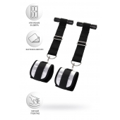 Черно-серебристые фиксаторы для рук на дверь Anonymo - ToyFa - купить с доставкой в Пензе