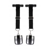 Черно-серебристые фиксаторы для рук на дверь Anonymo - ToyFa - купить с доставкой в Пензе