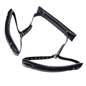 Черные кожаные стропы для фиксации Anonymo - ToyFa - купить с доставкой в Пензе