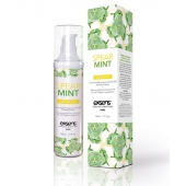 Разогревающее массажное масло Gourmet Spearmint Organic с органическими ингредиентами - 50 мл. - Exsens - купить с доставкой в Пензе