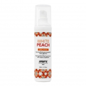 Разогревающее массажное масло Gourmet White Peach Organic с органическими ингредиентами - 50 мл. - Exsens - купить с доставкой в Пензе