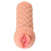 Телесный мастурбатор-вагина Elegance.002 с вибрацией - KOKOS - в Пензе купить с доставкой