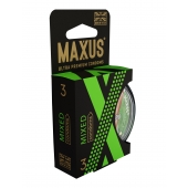 Презервативы в пластиковом кейсе MAXUS AIR Mixed - 3 шт. - Maxus - купить с доставкой в Пензе