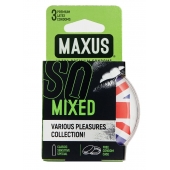 Презервативы в пластиковом кейсе MAXUS AIR Mixed - 3 шт. - Maxus - купить с доставкой в Пензе