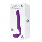 Лиловый безремневой страпон Queens M - Adrien Lastic - купить с доставкой в Пензе