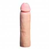 Телесная фаллическая насадка на пенис Magnum Xtender - 23 см. - Blush Novelties - в Пензе купить с доставкой