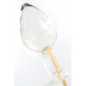 Прозрачный леденец в форме малой анальной пробки со вкусом пина колада - Sosuчki - купить с доставкой в Пензе