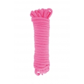 Розовая веревка для связывания Sweet Caress Rope - 10 метров - Sweet Caress - купить с доставкой в Пензе
