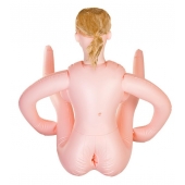 Надувная секс-кукла с реалистичной головой и поднятыми ножками - ToyFa - в Пензе купить с доставкой