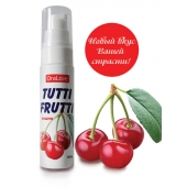 Гель-смазка Tutti-frutti с вишнёвым вкусом - 30 гр. - Биоритм - купить с доставкой в Пензе